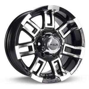 RTX Wheels – Crush – Black – 15″x8″ 12mm – Summer Wheels – 081116